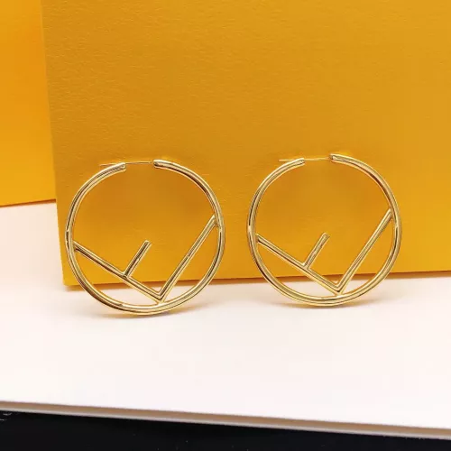 Replica Fendi Earrings For Women #1388716 $32.00 USD for Wholesale
