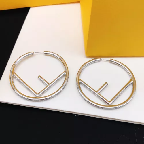 Wholesale Fendi Earrings For Women #1388717 $32.00 USD, Wholesale Quality Replica Fendi Earrings