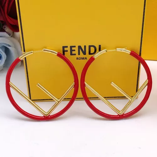Wholesale Fendi Earrings For Women #1388722 $32.00 USD, Wholesale Quality Replica Fendi Earrings