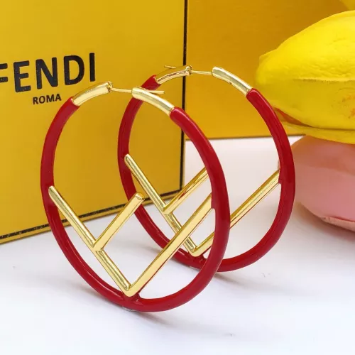 Replica Fendi Earrings For Women #1388722 $32.00 USD for Wholesale