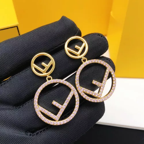 Wholesale Fendi Earrings For Women #1388732 $32.00 USD, Wholesale Quality Replica Fendi Earrings