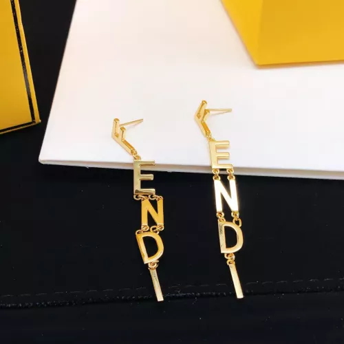 Replica Fendi Earrings For Women #1388739 $27.00 USD for Wholesale