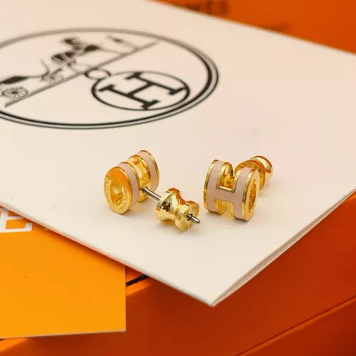 Replica Hermes Earrings For Women #1389228 $34.00 USD for Wholesale