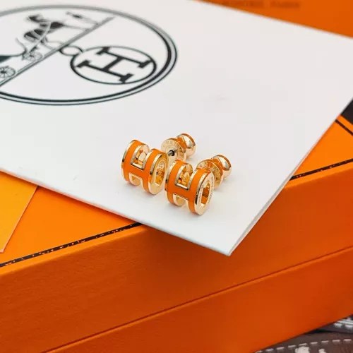 Replica Hermes Earrings For Women #1389233 $34.00 USD for Wholesale