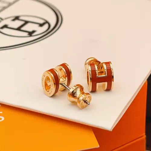 Replica Hermes Earrings For Women #1389236 $34.00 USD for Wholesale