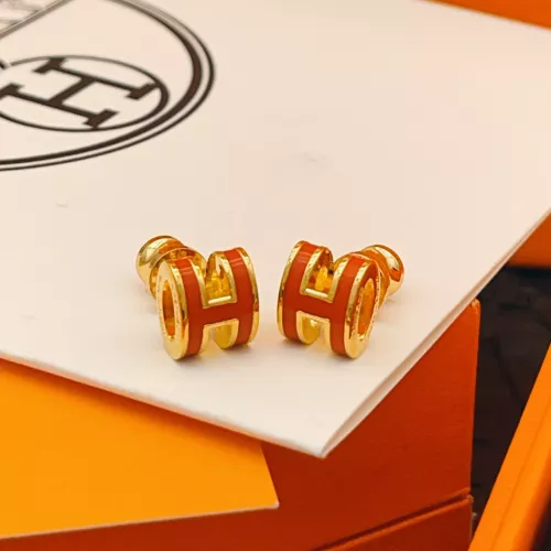 Replica Hermes Earrings For Women #1389237 $34.00 USD for Wholesale