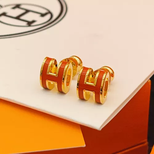 Replica Hermes Earrings For Women #1389237 $34.00 USD for Wholesale