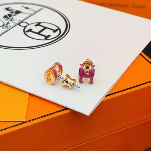Replica Hermes Earrings For Women #1389239 $34.00 USD for Wholesale