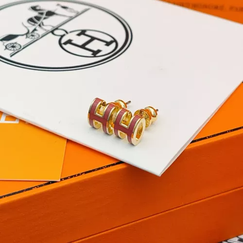 Replica Hermes Earrings For Women #1389240 $34.00 USD for Wholesale