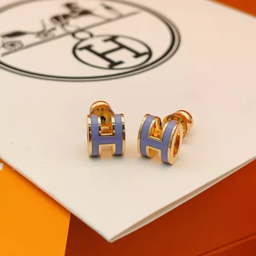 Wholesale Hermes Earrings For Women #1389243 $34.00 USD, Wholesale Quality Replica Hermes Earrings