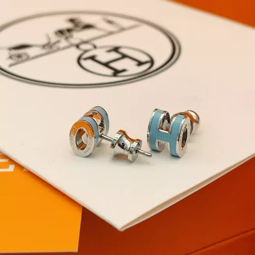 Replica Hermes Earrings For Women #1389245 $34.00 USD for Wholesale
