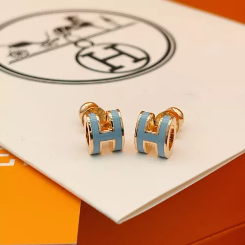 Wholesale Hermes Earrings For Women #1389246 $34.00 USD, Wholesale Quality Replica Hermes Earrings