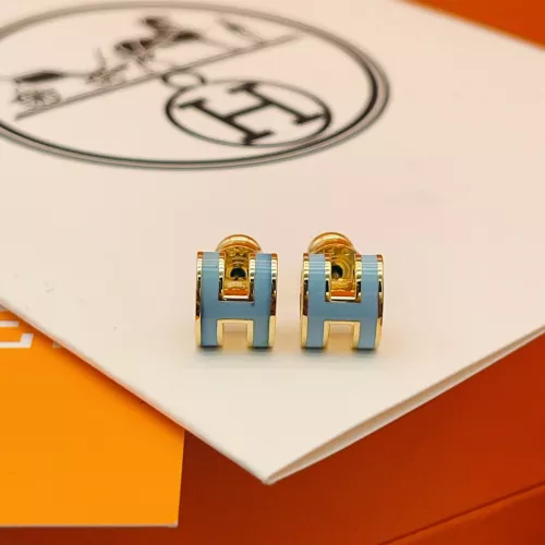 Replica Hermes Earrings For Women #1389247 $34.00 USD for Wholesale