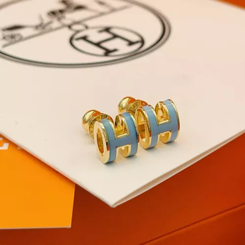 Replica Hermes Earrings For Women #1389247 $34.00 USD for Wholesale