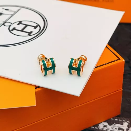Wholesale Hermes Earrings For Women #1389249 $34.00 USD, Wholesale Quality Replica Hermes Earrings