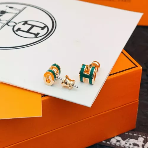 Replica Hermes Earrings For Women #1389249 $34.00 USD for Wholesale