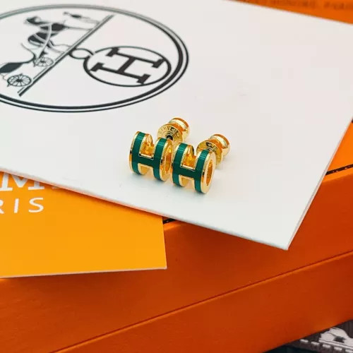 Replica Hermes Earrings For Women #1389250 $34.00 USD for Wholesale