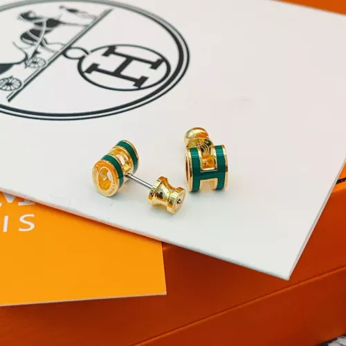 Replica Hermes Earrings For Women #1389250 $34.00 USD for Wholesale