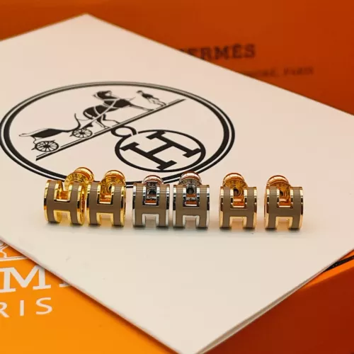 Replica Hermes Earrings For Women #1389251 $34.00 USD for Wholesale