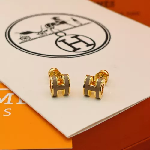 Wholesale Hermes Earrings For Women #1389253 $34.00 USD, Wholesale Quality Replica Hermes Earrings