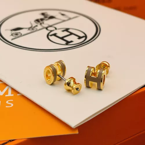 Replica Hermes Earrings For Women #1389253 $34.00 USD for Wholesale