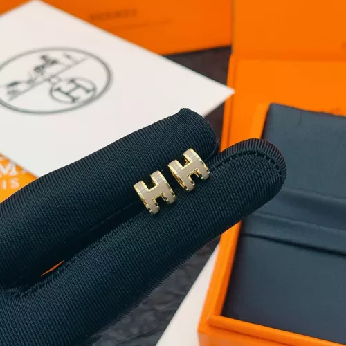 Replica Hermes Earrings For Women #1389253 $34.00 USD for Wholesale