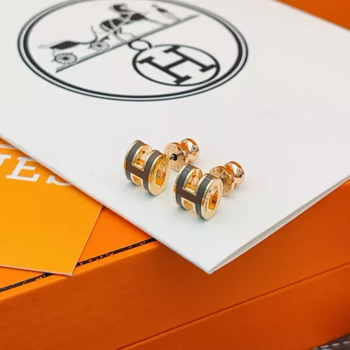 Replica Hermes Earrings For Women #1389255 $34.00 USD for Wholesale