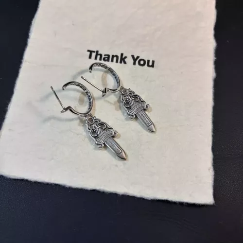 Wholesale Chrome Hearts Earrings For Unisex #1389463 $29.00 USD, Wholesale Quality Replica Chrome Hearts Earrings