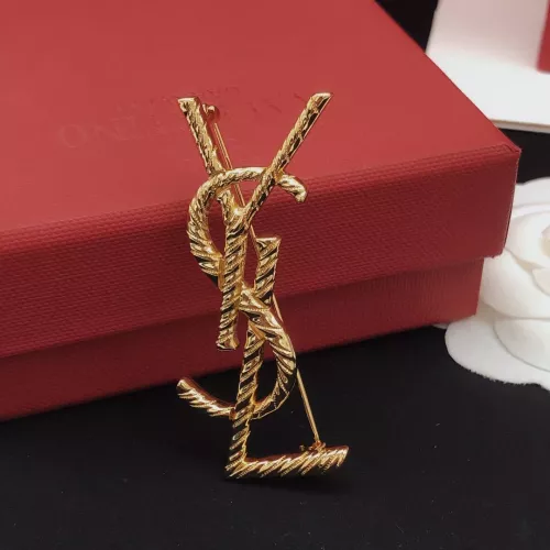 Replica Yves Saint Laurent Brooches For Women #1389545 $29.00 USD for Wholesale