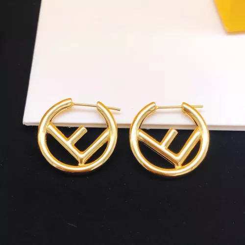 Wholesale Fendi Earrings For Women #1389599 $27.00 USD, Wholesale Quality Replica Fendi Earrings