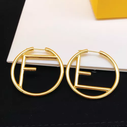 Wholesale Fendi Earrings For Women #1389600 $29.00 USD, Wholesale Quality Replica Fendi Earrings