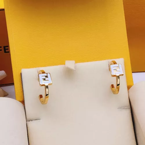 Replica Fendi Earrings For Women #1389604 $27.00 USD for Wholesale