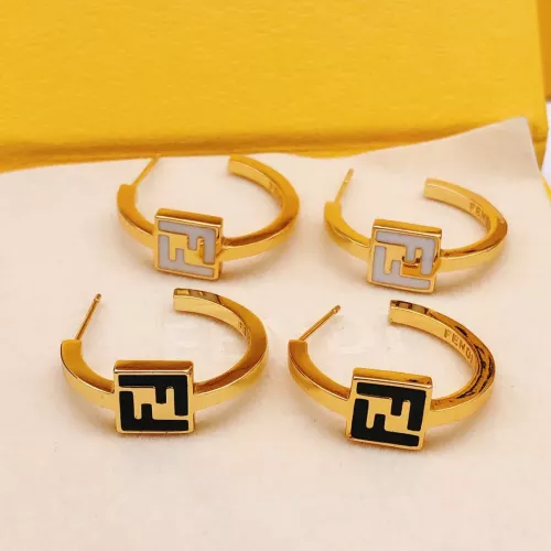 Replica Fendi Earrings For Women #1389604 $27.00 USD for Wholesale