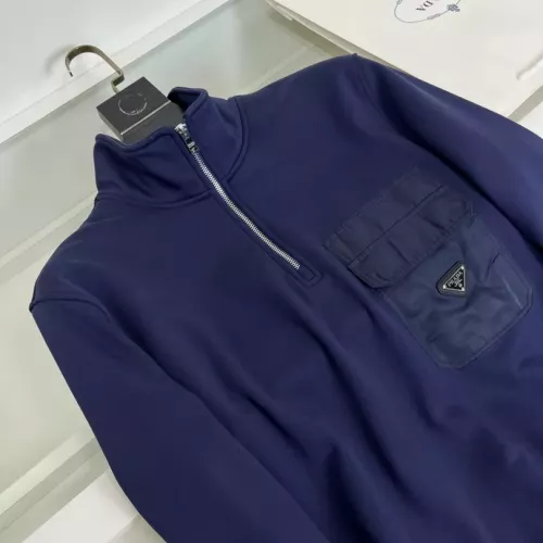 Replica Prada Hoodies Long Sleeved For Men #1389622 $88.00 USD for Wholesale