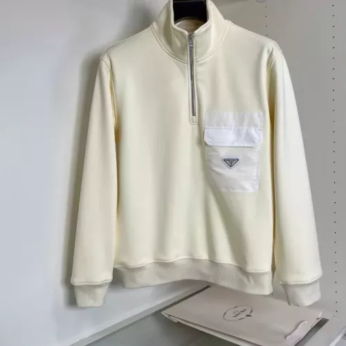 Wholesale Prada Hoodies Long Sleeved For Men #1389624 $88.00 USD, Wholesale Quality Replica Prada Hoodies