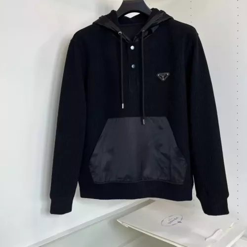 Wholesale Prada Hoodies Long Sleeved For Men #1389627 $96.00 USD, Wholesale Quality Replica Prada Hoodies
