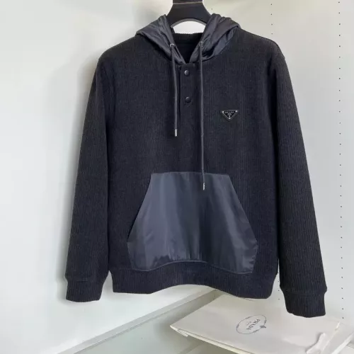 Wholesale Prada Hoodies Long Sleeved For Men #1389628 $96.00 USD, Wholesale Quality Replica Prada Hoodies