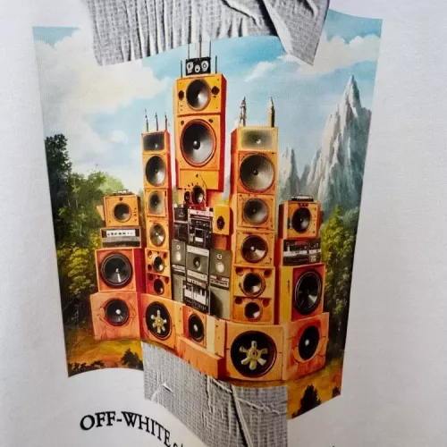 Replica Off-White T-Shirts Short Sleeved For Unisex #1389746 $40.00 USD for Wholesale