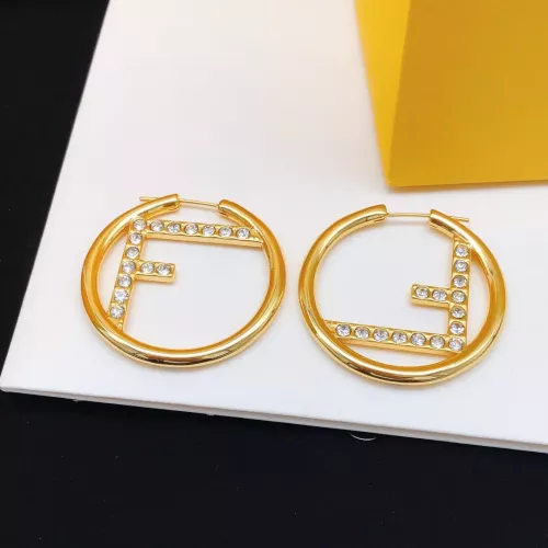 Wholesale Fendi Earrings For Women #1389823 $32.00 USD, Wholesale Quality Replica Fendi Earrings