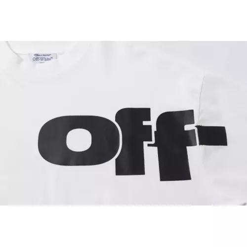 Replica Off-White T-Shirts Short Sleeved For Unisex #1389834 $40.00 USD for Wholesale