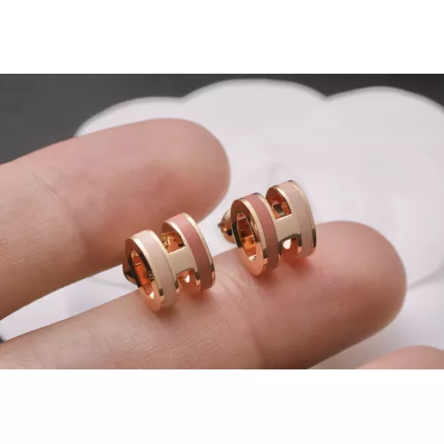 Replica Hermes Earrings For Women #1389892 $60.00 USD for Wholesale
