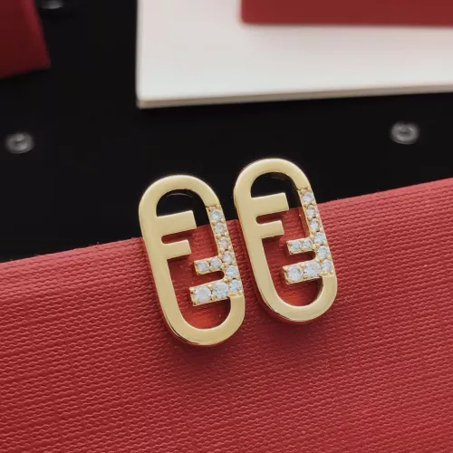 Wholesale Fendi Earrings For Women #1389992 $29.00 USD, Wholesale Quality Replica Fendi Earrings