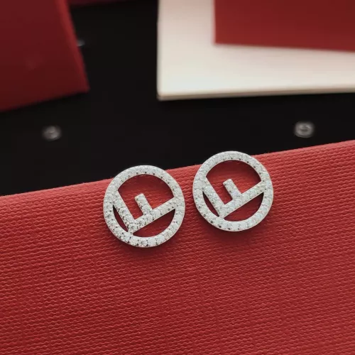 Wholesale Fendi Earrings For Women #1389993 $27.00 USD, Wholesale Quality Replica Fendi Earrings