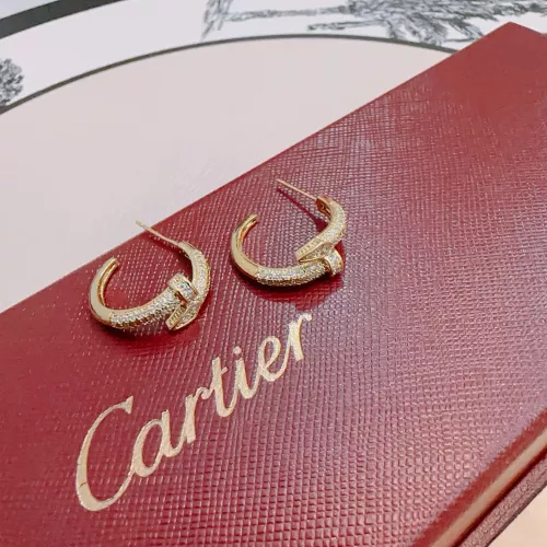 Replica Cartier Earrings For Women #1390043 $32.00 USD for Wholesale