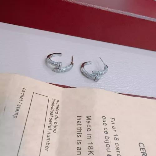 Replica Cartier Earrings For Women #1390044 $32.00 USD for Wholesale