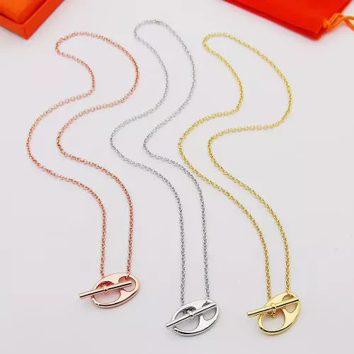 Replica Hermes Necklaces #1390066 $25.00 USD for Wholesale