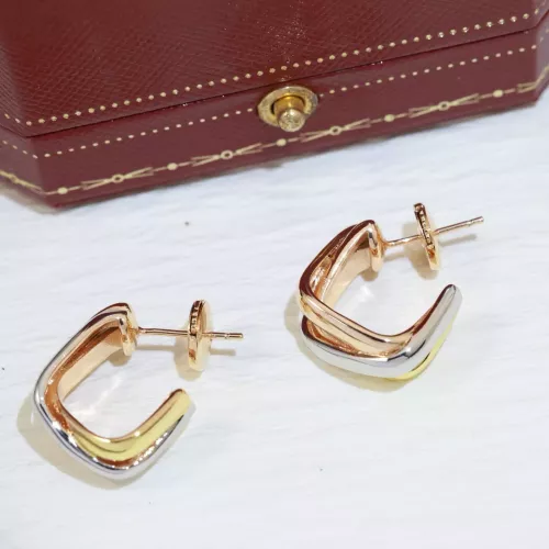 Replica Cartier Earrings For Women #1390086 $38.00 USD for Wholesale