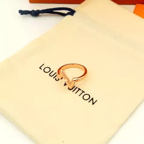 Wholesale Louis Vuitton LV Rings In Rose Gold #1390153 $23.00 USD, Wholesale Quality Replica Louis Vuitton LV Rings