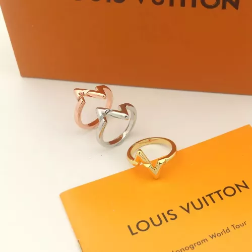 Replica Louis Vuitton LV Rings In Gold #1390154 $23.00 USD for Wholesale