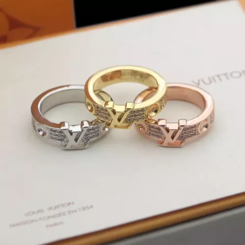 Replica Louis Vuitton LV Rings In Rose Gold #1390156 $25.00 USD for Wholesale